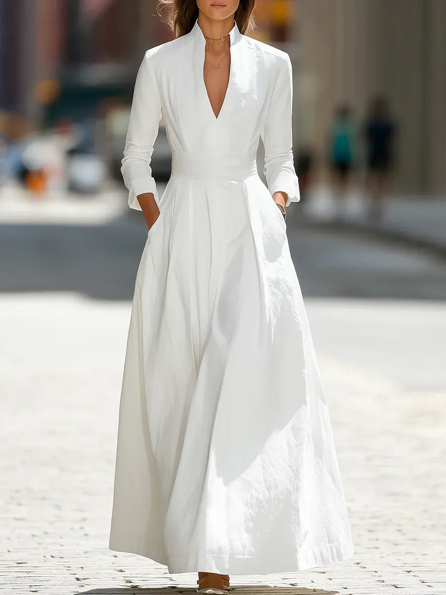 Women's Minimalist Elegant Long Dress