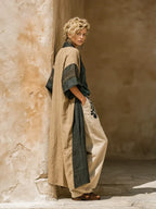 Elegant Cozy Loose Cotton Linen Three-piece Set
