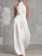 Women's Casual Sleeveless Jumpsuit