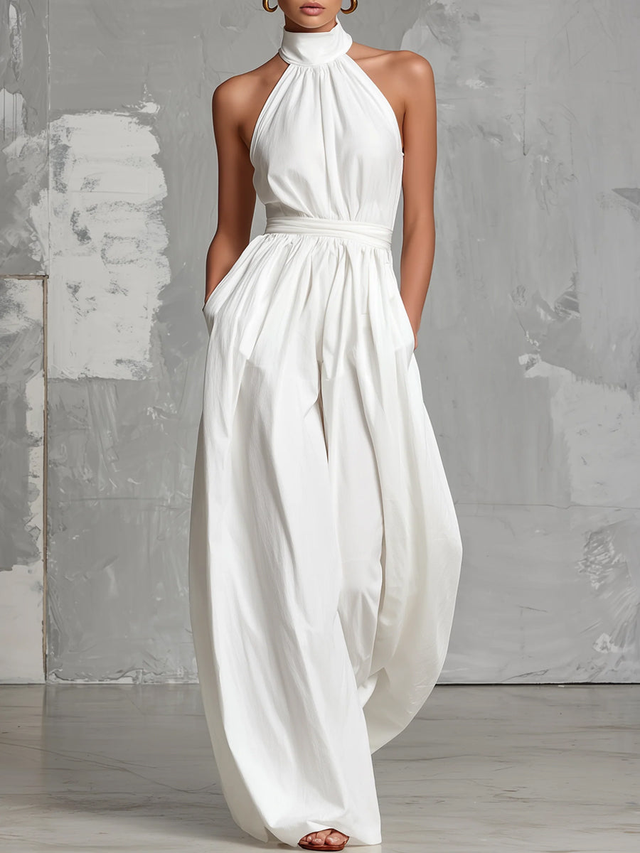 Women's Casual Sleeveless Jumpsuit