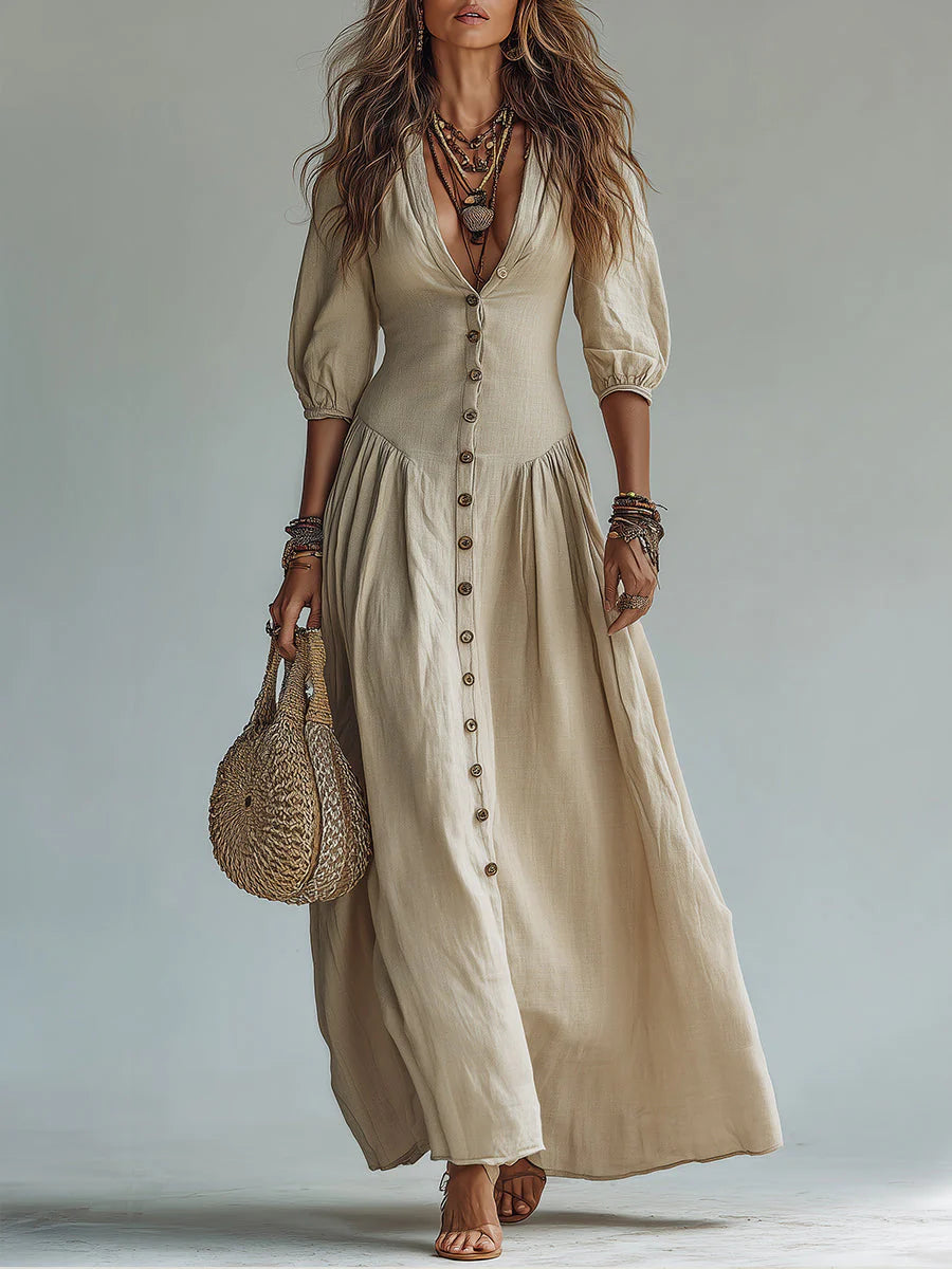Women's Bohemian Vacation-style Dress