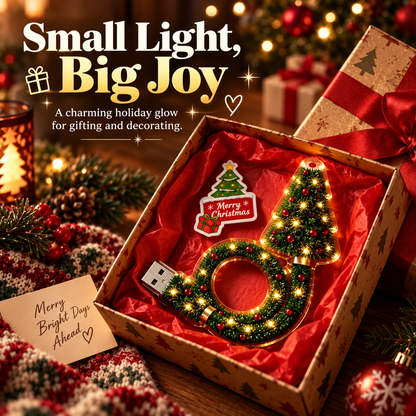 🎄 Christmas Magic Projection Light – USB Holiday Tree Lamp with 6+ Festive Designs