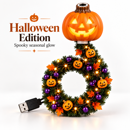 🎄 Christmas Magic Projection Light – USB Holiday Tree Lamp with 6+ Festive Designs