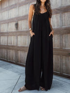 Women's Sexy Halter Loose Jumpsuit